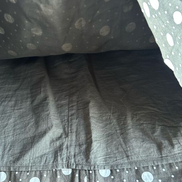 Boden Brown Lined Cotton Polkadot A-Line Skirt Size 12 - Picture 10 of 10